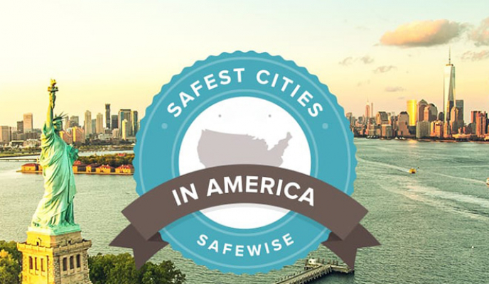 Safest Cities In America Worldatlascom 0550